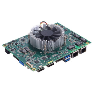 Axiomtek CAPA13R Embedded  Board, AMD Ryzen Processor V1807B/V1605B, DP++, 2 HDMI, LVDS, 2 or 4 GbE LAN